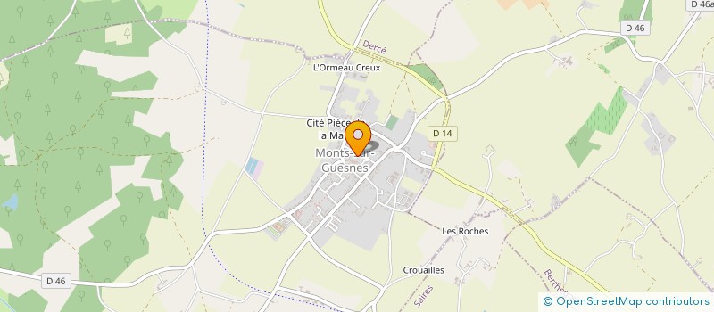 localisation de l'entreprise PERDRIAU JEAN NOEL ET PATRICE à MONTS-SUR-GUESNES