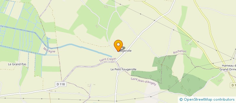 localisation de l'entreprise PERDRIAUD FRERES à SAINT-CREPIN