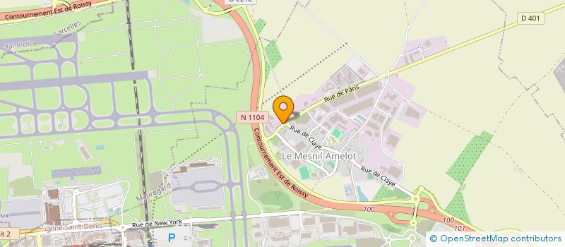 localisation de l'entreprise PERDRIX 2  LE MESNIL-AMELOT