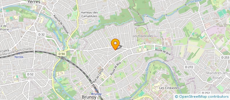 localisation de l'entreprise PERDRIX 43  BRUNOY