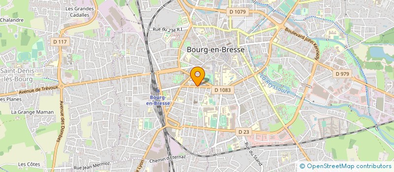 localisation de l'entreprise PERDRIX IMMOBILIER  BOURG-EN-BRESSE