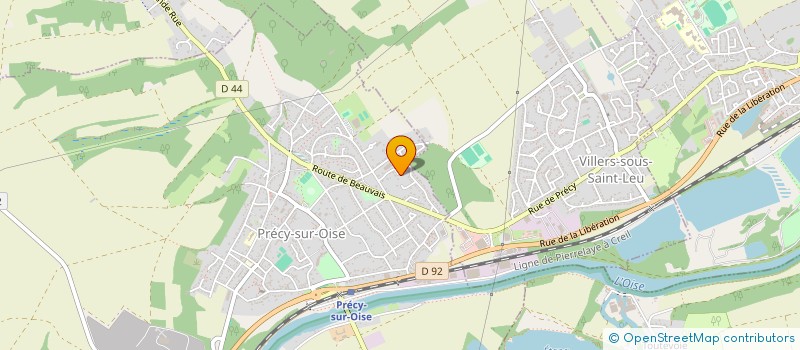 localisation de l'entreprise PERDURA CONSEIL  PRECY-SUR-OISE