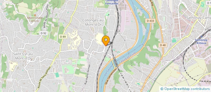 localisation de l'entreprise PERE-BEN  COLLONGES-AU-MONT-D'OR