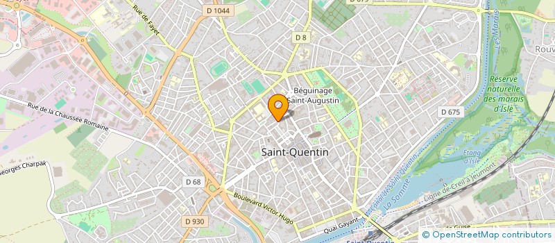 localisation de l'entreprise PERE DEHON à SAINT-QUENTIN