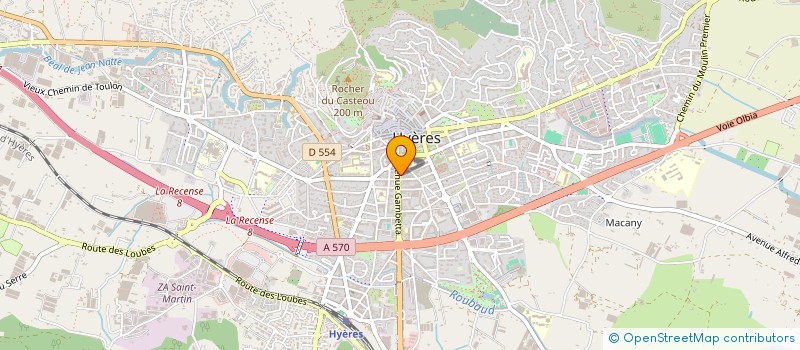 localisation de l'entreprise PERE ET FILLE  HYERES
