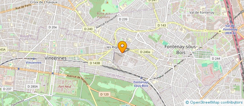 localisation de l'entreprise PERE ET FILS à FONTENAY-SOUS-BOIS
