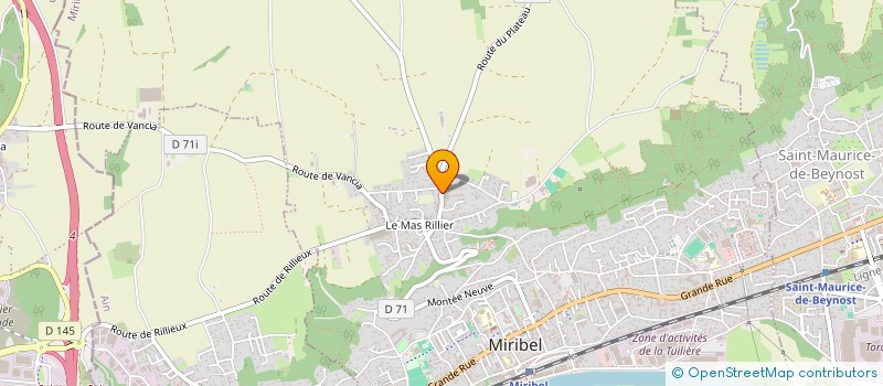 localisation de l'entreprise PERE ET FILS à MIRIBEL