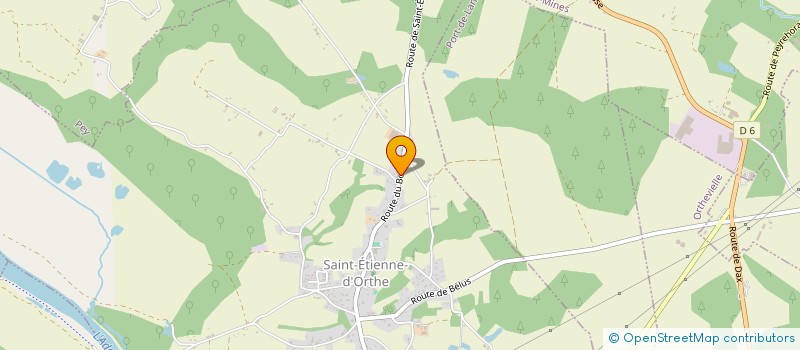 localisation de l'entreprise PERE ET FILS  SAINT-ETIENNE-D'ORTHE