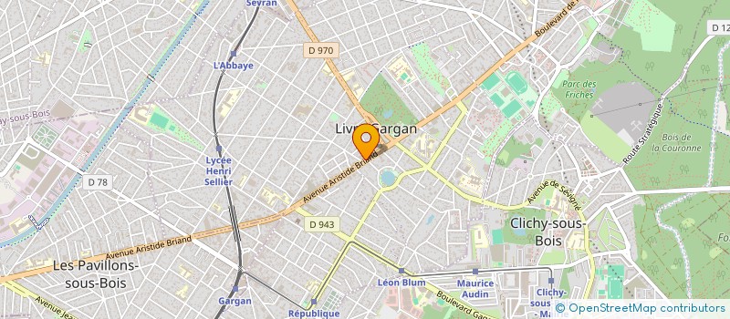 localisation de l'entreprise PERE ET FILS GARAGE à LIVRY-GARGAN