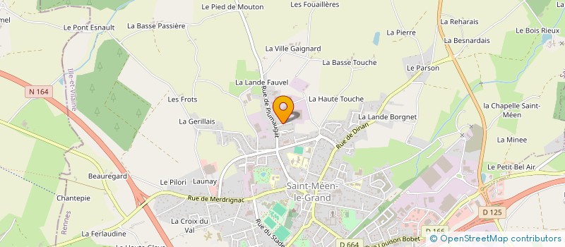 localisation de l'entreprise PERE ET FILS IMMOBILIER  SAINT-MEEN-LE-GRAND