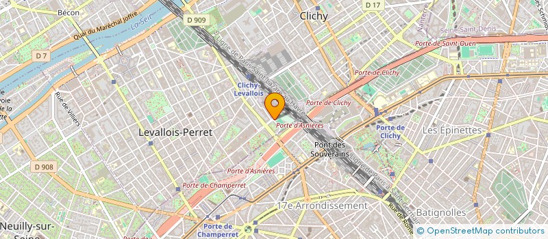 localisation de l'entreprise PERE ET FISH INVEST à LEVALLOIS-PERRET