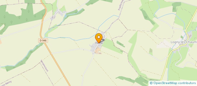 localisation de l'entreprise PERE & FILS  SERAINCOURT