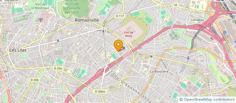localisation de l'entreprise PERE & FILS à ROMAINVILLE