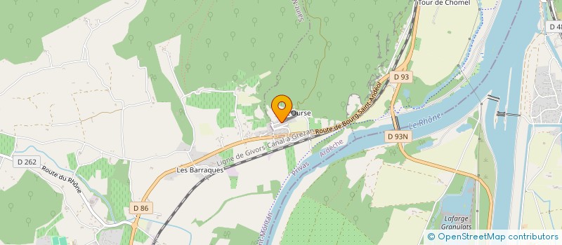 localisation de l'entreprise PERE NOEL ARDECHOIS  VIVIERS