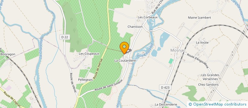 localisation de l'entreprise PEREA  MOSNAC-SAINT-SIMEUX