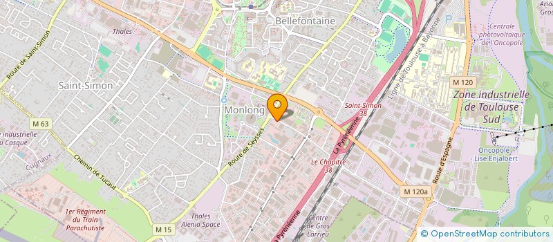localisation de l'entreprise PEREA à TOULOUSE