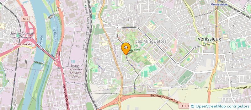 localisation de l'entreprise PEREBER  VENISSIEUX