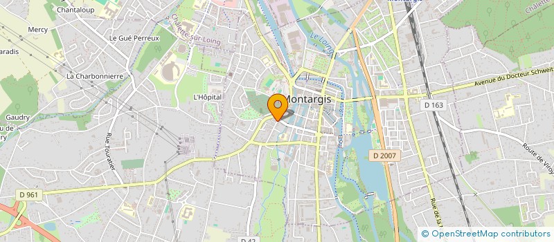 localisation de l'entreprise PEREIR à MONTARGIS