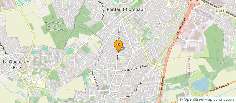 localisation de l'entreprise PEREIRA à PONTAULT-COMBAULT