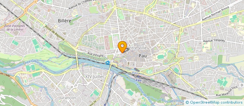 localisation de l'entreprise PEREIRA à PAU