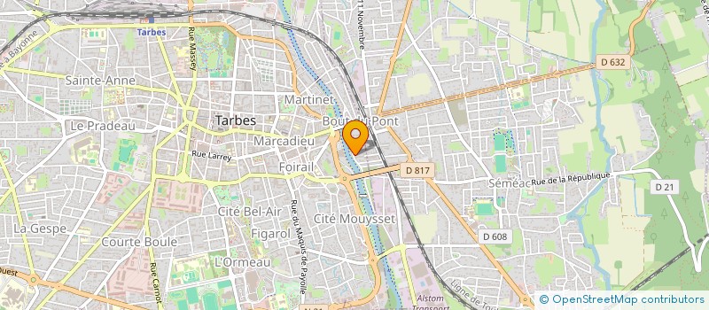 localisation de l'entreprise PEREIRA  TARBES