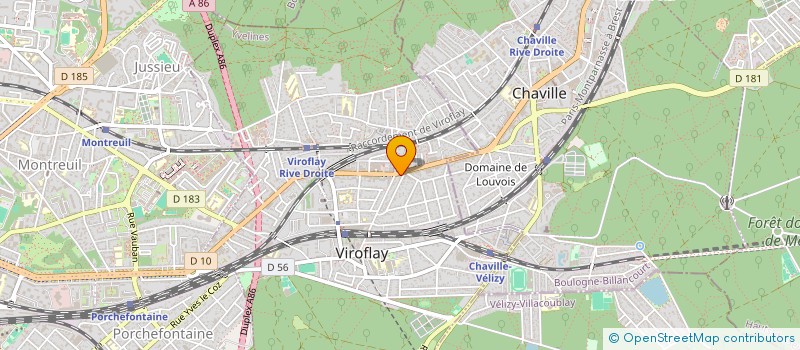 localisation de l'entreprise PEREIRA  VIROFLAY