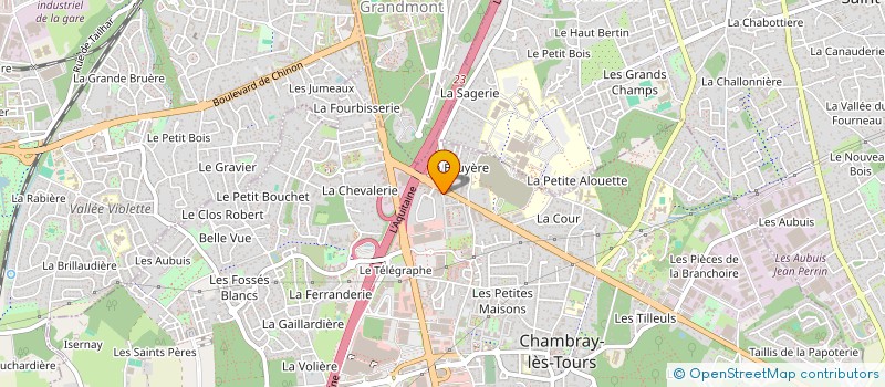 localisation de l'entreprise PEREIRA  CHAMBRAY-LES-TOURS