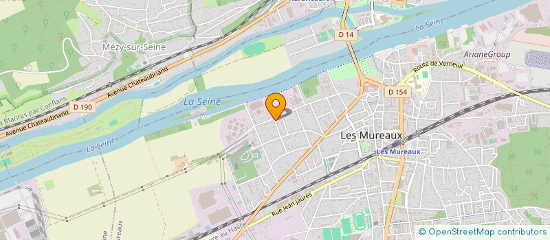 localisation de l'entreprise PEREIRA BRAVAIS à LES MUREAUX