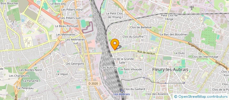 localisation de l'entreprise PEREIRA CAMPOS  FLEURY-LES-AUBRAIS