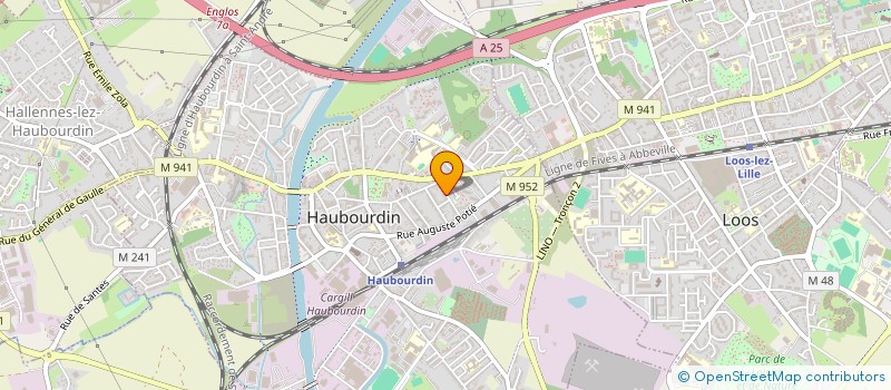 localisation de l'entreprise PEREIRA CARRELAGES à HAUBOURDIN