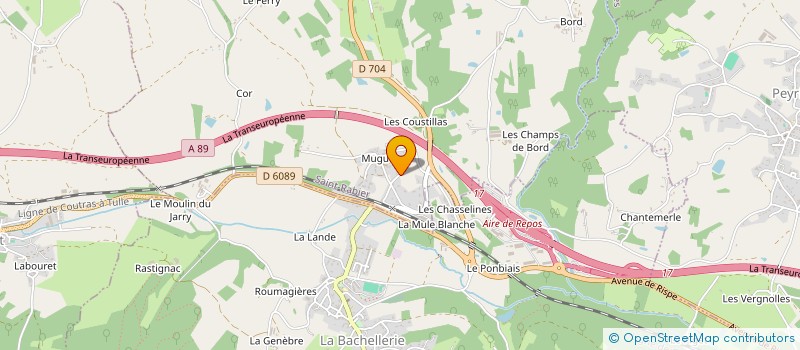 localisation de l'entreprise PEREIRA DE LA MAISON AU JARDIN  SAINT-RABIER