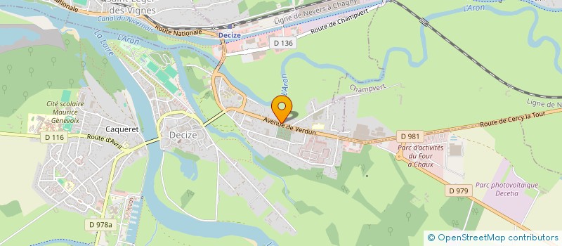 localisation de l'entreprise PEREIRA ELEC'IMPACT  DECIZE