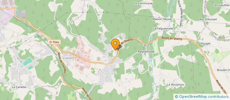 localisation de l'entreprise PEREIRA ET FILS  CARSAC-AILLAC