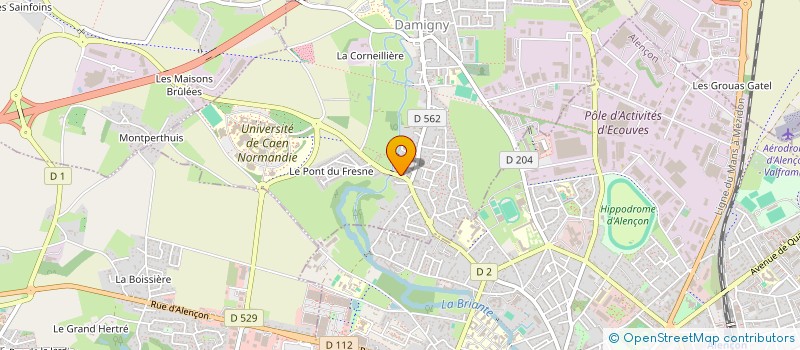 localisation de l'entreprise PEREIRA FERREIRA à DAMIGNY