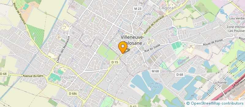 localisation de l'entreprise PEREIRA & FILS à VILLENEUVE-TOLOSANE