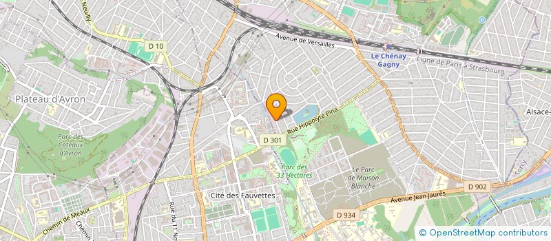 localisation de l'entreprise PEREIRA INVEST à GAGNY