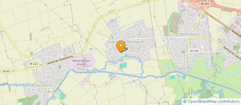 localisation de l'entreprise PEREIRA INVEST  ENTZHEIM