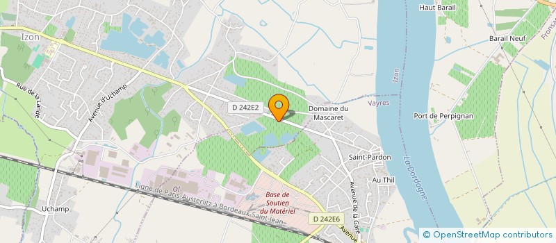 localisation de l'entreprise PEREIRA LA GARENNE  IZON