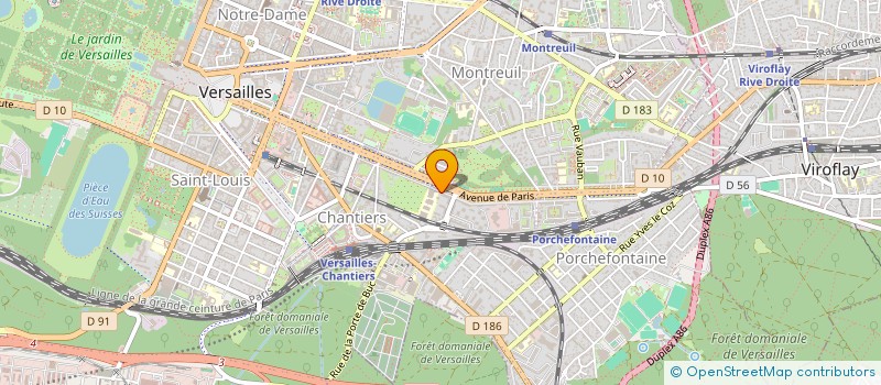 localisation de l'entreprise PEREIRA LOGEMENT à VERSAILLES