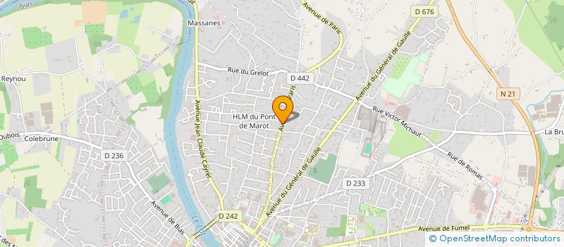 localisation de l'entreprise PEREIRA LOPES - PLATRERIE SECHE - ELECTRICITE - MACONNERIE - CARRELAGE  VILLENEUVE-SUR-LOT