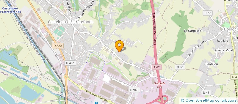 localisation de l'entreprise PEREIRA MACONNERIE TRAVAUX PUBLICS  CASTELNAU-D'ESTRETEFONDS