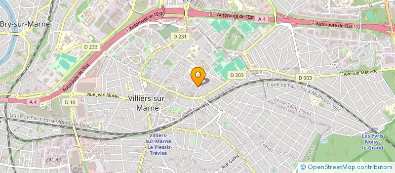 localisation de l'entreprise PEREIRA PAUL à VILLIERS-SUR-MARNE