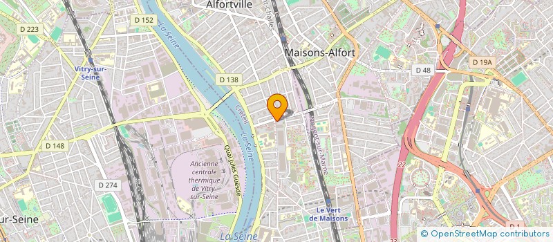 localisation de l'entreprise PEREIRA PLOMBERIE à ALFORTVILLE