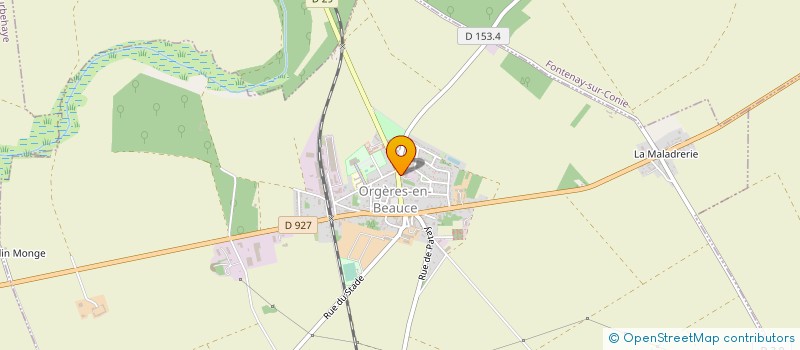 localisation de l'entreprise PEREIRA TELECOM à ORGERES-EN-BEAUCE