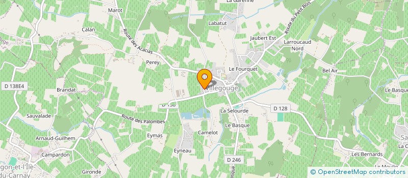 localisation de l'entreprise PEREIRE  VILLEGOUGE