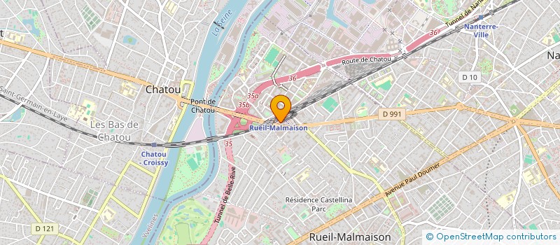 localisation de l'entreprise PEREIRE BELGIQUE à RUEIL-MALMAISON