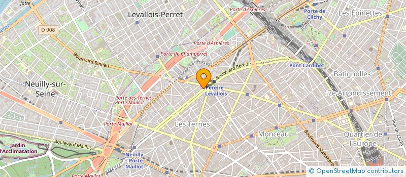 localisation de l'entreprise PEREIRE DIRECT  PARIS