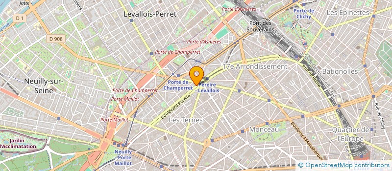 localisation de l'entreprise PEREIRE RIVE GAUCHE  PARIS