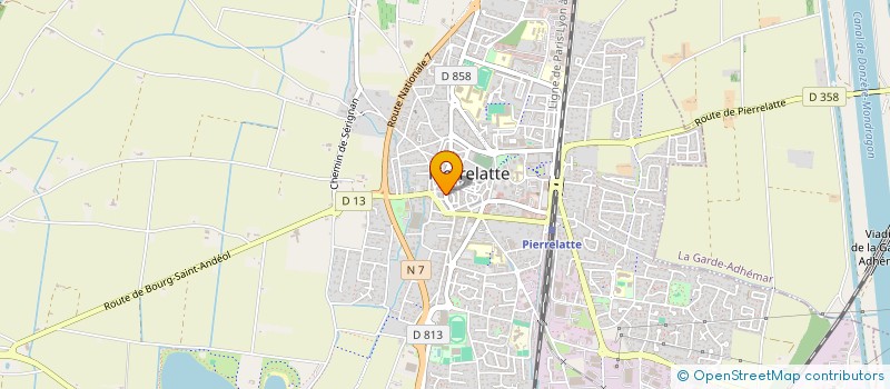 localisation de l'entreprise PEREL  PIERRELATTE