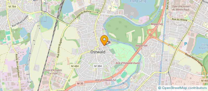 localisation de l'entreprise PEREL'CO à OSTWALD